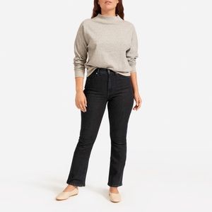 NEW Everlane Jeans Authentic Stretch Slim Boot Cut Denim Dark Wash 26 NWT